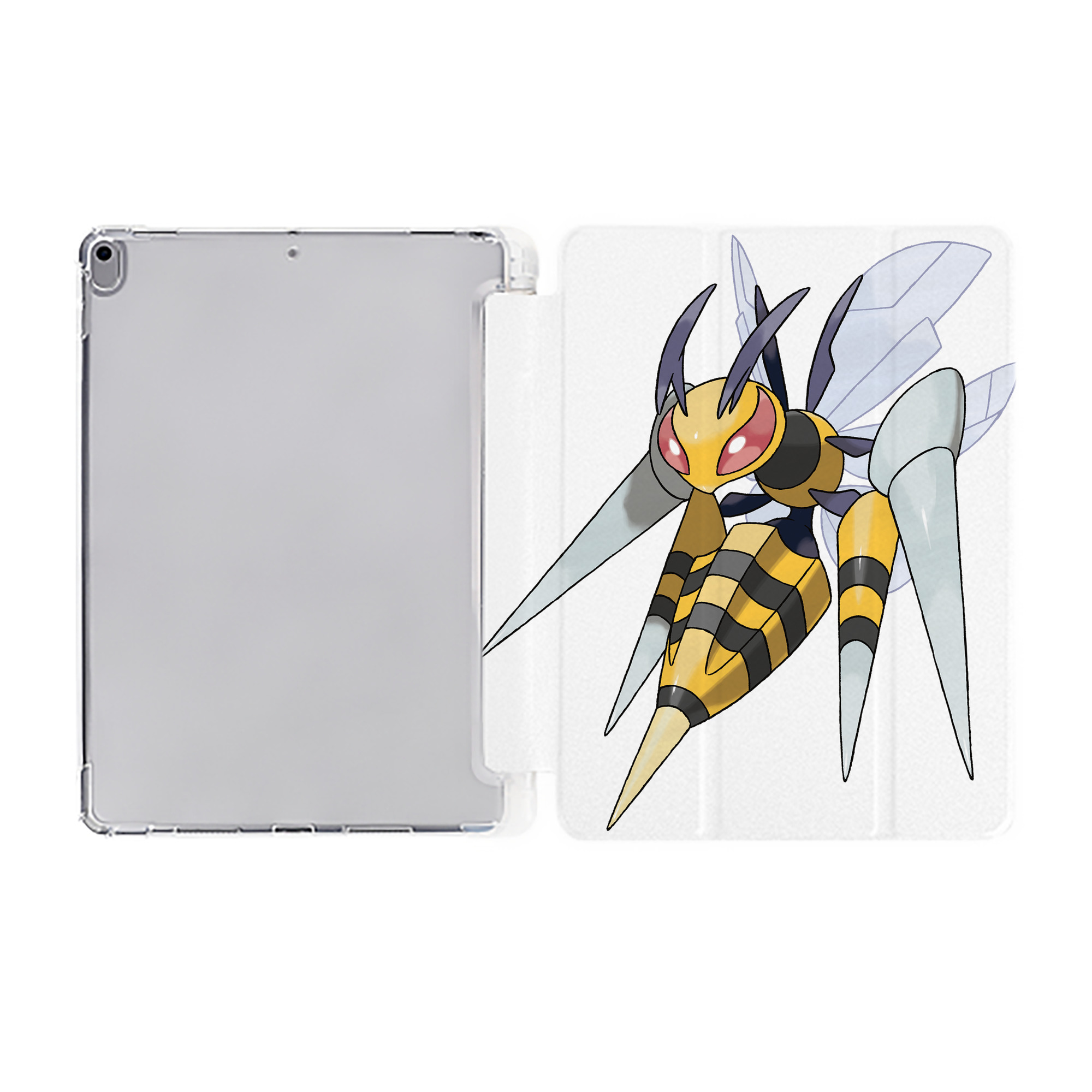 （画像用） ポケットモンスター Pokémon IPad ケース ペン収納付き 三つ折りスタンド PUレザー×シリコン 対応機種9.5/10.5/10.9インチ